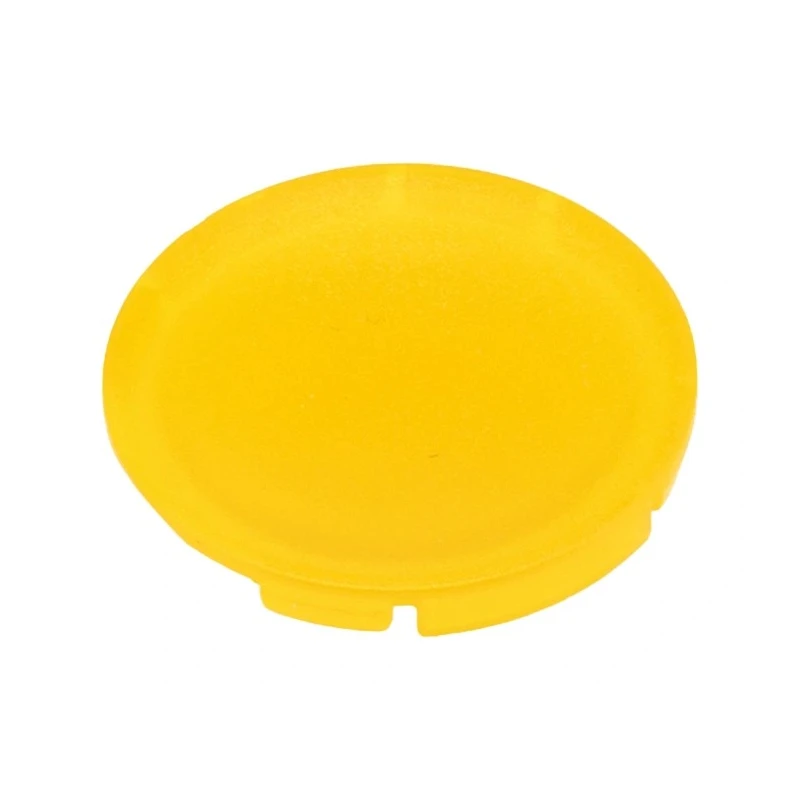 Eaton Yellow Round Push Button Lens 22.2mm Diameter, 24mm x 24mm x 3mm Height for M30C-FDL-X, M22(S)-DRL-X 216444 M22-XDL-Y
