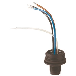 Eaton Circular Connector 4 Contacts Panel Mount M12 Connector Plug Male IP66 250V 4A M12A Series 266135 M12A