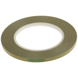 Hi-Bond Fine Line Masking Tape 6mm x 66m Rubber Adhesive Polyvinyl Chloride Backing Green HFL1200-6