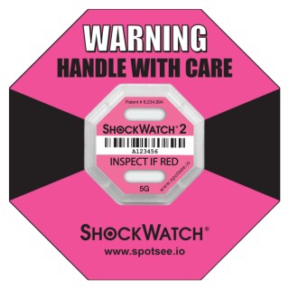 RS PRO Shock Label 6.35 mm Height x 42.93 mm Width, 10 Per Pack 45000RING-RSP