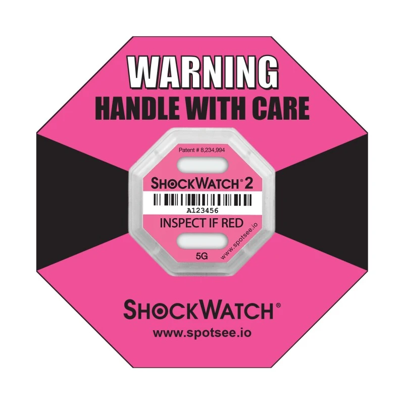 RS PRO Shock Label 6.35 mm Height x 42.93 mm Width, 10 Per Pack 45000RING-RSP