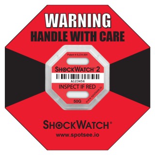 RS PRO Shock Label 6.35 mm x 42.93 mm Impact Indicator Label 10 Per Pack 50000RING-RSP