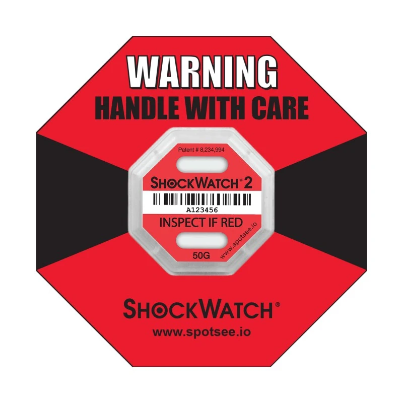 RS PRO Shock Label 6.35 mm x 42.93 mm Impact Indicator Label 10 Per Pack 50000RING-RSP