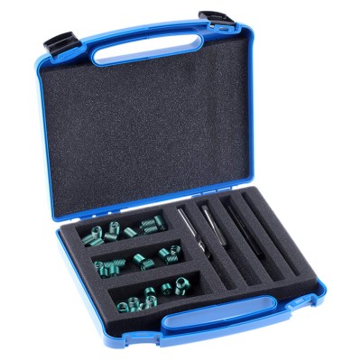 Böllhoff 34 Piece Thread Repair Kit 41851100000, Metric ISO Repair Kit with HelicoilPlus Inserts and Tools