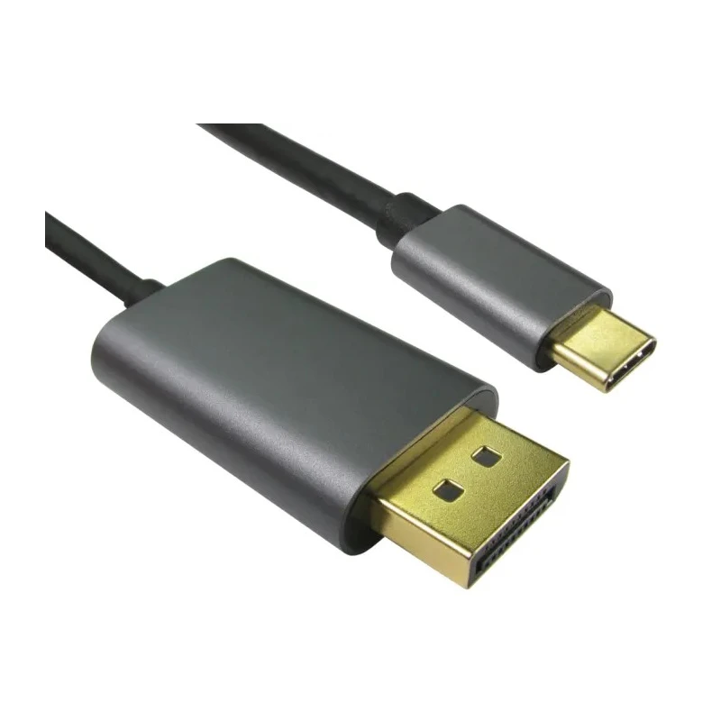 RS PRO Male USB Type C to Male USB Type C Polyvinyl Chloride DisplayPort Cable 1 m 229-9974