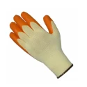 Liscombe Orange Cotton Polyester Work Gloves, Size 9, Latex Coating LN632-09