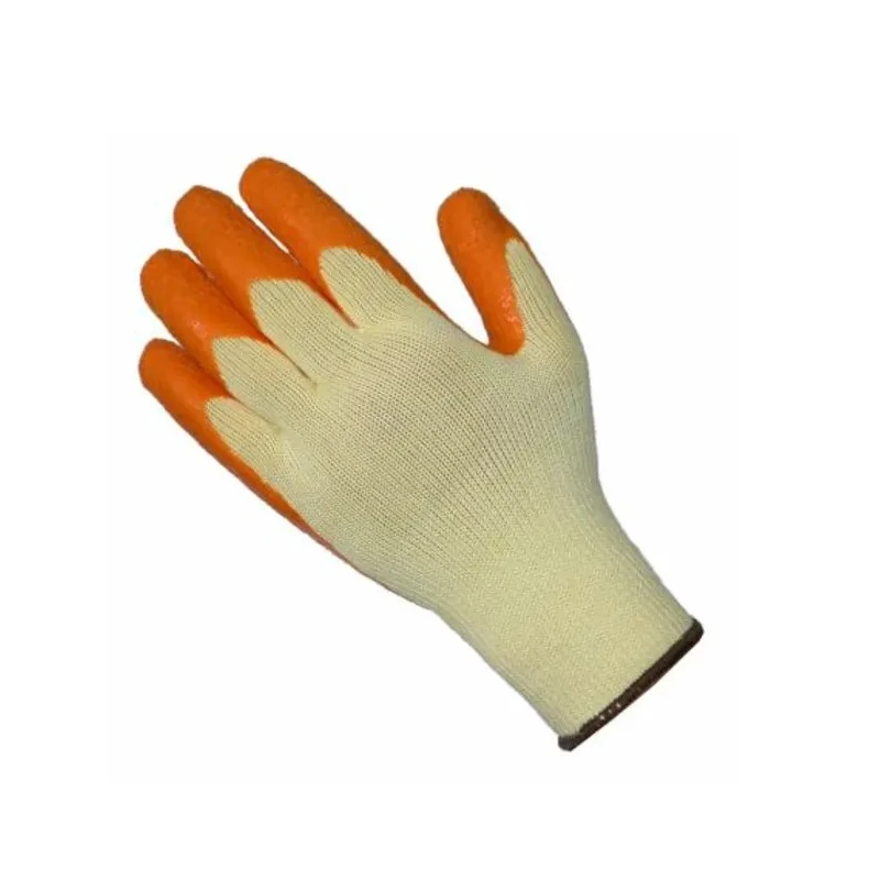Liscombe Orange Cotton Polyester Work Gloves, Size 9, Latex Coating LN632-09
