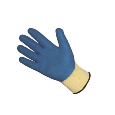Liscombe Yellow Fibre Cut Resistant Gloves Size 8 Latex Coating LN655-08