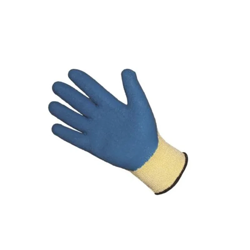 Liscombe Yellow Fibre Cut Resistant Gloves Size 8 Latex Coating LN655-08