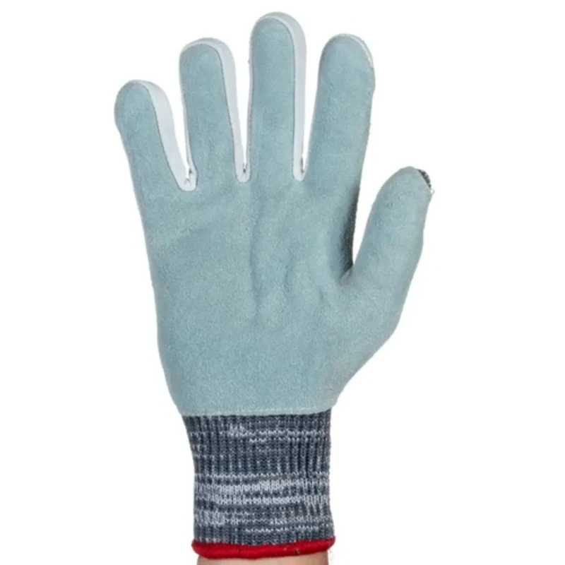 Tornado Cut Resistant Gloves Grey Yarn Lining Leather Coated Size 9 TAG9-09