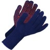 Goldfreeze Blue Mixed Fibre Thermal Gripper Gloves Puncture and Cut Resistant 2 Gloves Pack 4082208