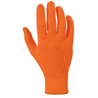 Unigloves Orange Nitrile Disposable Gloves Medical Powder-Free Food Safe 0.2 mm GA0054