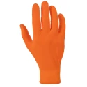 Unigloves Orange Nitrile Disposable Gloves Food Safe 0.2 mm Thickness Size 10/XL GA0055