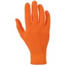 Unigloves Orange Nitrile Disposable Gloves Food Safe 0.2 mm Thickness Size 10/XL GA0055