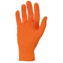 Unigloves Orange Nitrile Disposable Gloves Food Safe 0.2 mm Thickness Size 10/XL GA0055