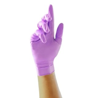 Unigloves Violet Nitrile Disposable Gloves Medical Powder-Free Food Safe 0.08 mm GP0073