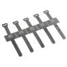 RS PRO Natural Aluminium Self-Adhesive Cable Clip 19.3 mm Max Bundle Diameter 89mm x 25.4mm x 8mm 475-158