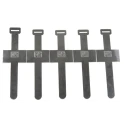 RS PRO Natural Aluminium Self-Adhesive Cable Clip 19.3 mm Max Bundle Diameter 89mm x 25.4mm x 8mm 475-158