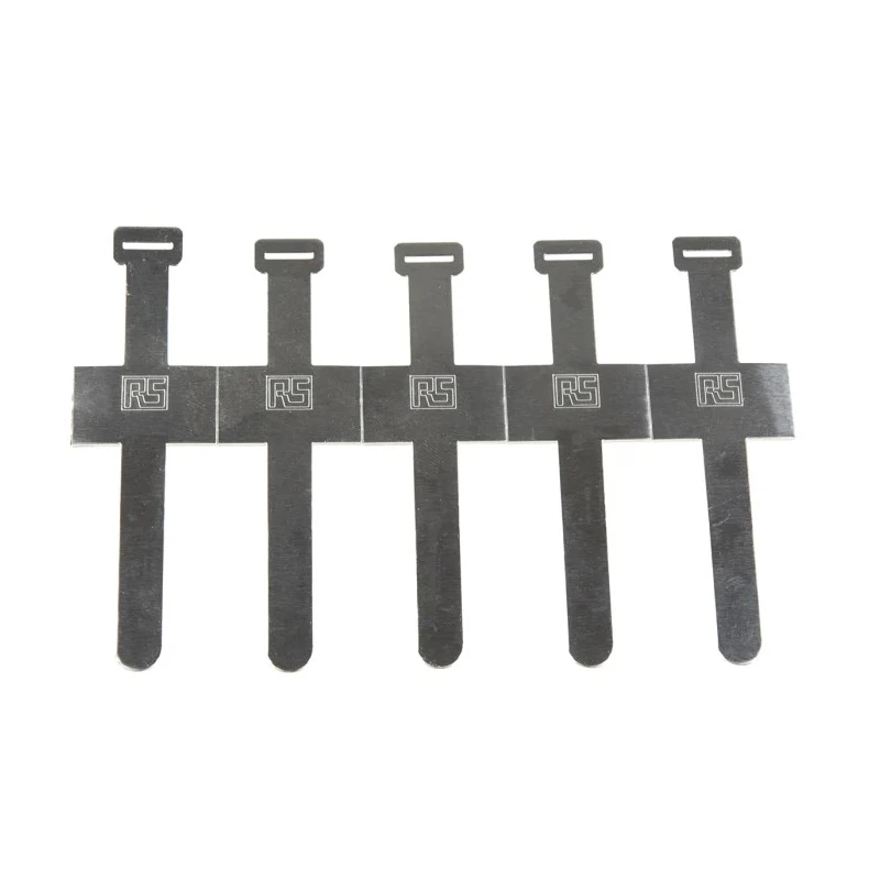 RS PRO Natural Aluminium Self-Adhesive Cable Clip 19.3 mm Max Bundle Diameter 89mm x 25.4mm x 8mm 475-158