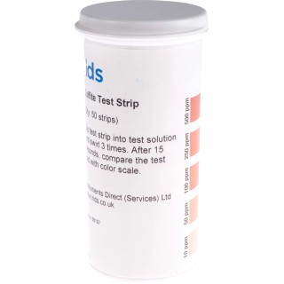 Instruments Direct Single Parameter Sulphite pH Test Strips 50 Strips SUL100