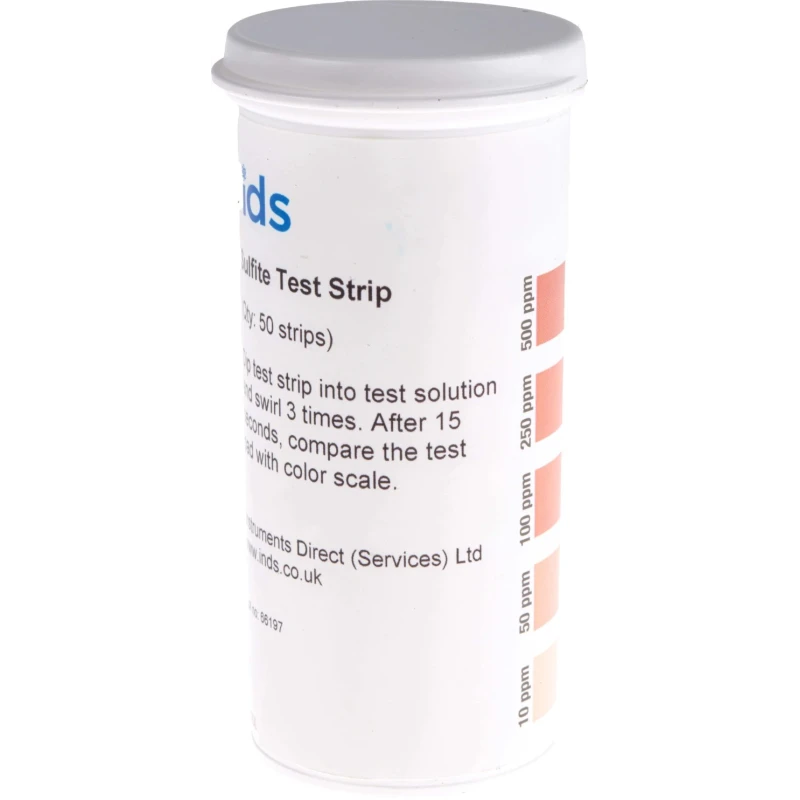 Instruments Direct Single Parameter Sulphite pH Test Strips 50 Strips SUL100