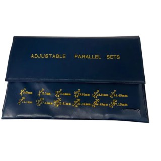 RS PRO Adjustable 6 Piece Parallel Set Sliding Precision Ground Pieces with Set Screws 230-0129