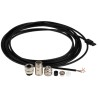 STEGO Female 4 Way M12 Sensor Actuator Cable, Straight to Wire Board Receptacle, 24V, 5 m 244446
