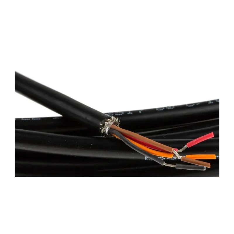 STEGO Female 4 Way M12 Sensor Actuator Cable, Straight to Wire Board Receptacle, 24V, 5 m 244446