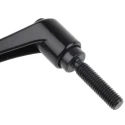 RS PRO Clamping Lever, M8 Thread Size, 32 mm Thread Length, Die Cast Zinc Handle, Steel Shaft, Black, Model 478-298