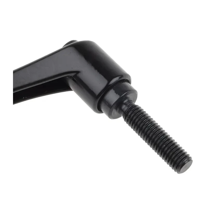 RS PRO Clamping Lever, M8 Thread Size, 32 mm Thread Length, Die Cast Zinc Handle, Steel Shaft, Black, Model 478-298