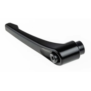 RS PRO Steel Clamping Lever, Female Thread M10 x 16 mm Insert, Die Cast Zinc Handle, Black, Model 478-602