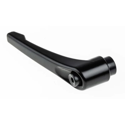 RS PRO Steel Clamping Lever, Female Thread M10 x 16 mm Insert, Die Cast Zinc Handle, Black, Model 478-602