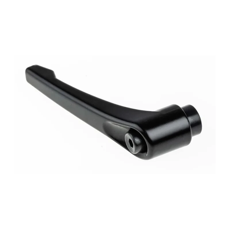 RS PRO Steel Clamping Lever, Female Thread M10 x 16 mm Insert, Die Cast Zinc Handle, Black, Model 478-602
