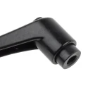 RS PRO Steel Clamping Lever, Female Thread M8 x 10 mm Insert Length, Die Cast Zinc Handle, Black Finish 478-494