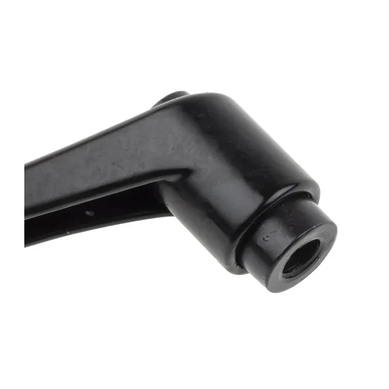 RS PRO Steel Clamping Lever, Female Thread M8 x 10 mm Insert Length, Die Cast Zinc Handle, Black Finish 478-494