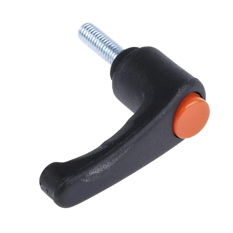 RS PRO Clamping Lever M6 x 20 mm Thermoplastic Handle Steel Shaft Black 478-589