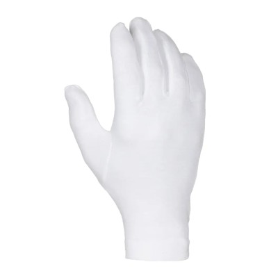 Liscombe White Cotton Gloves Size 7 Cotton Coating 250mm Length 640S