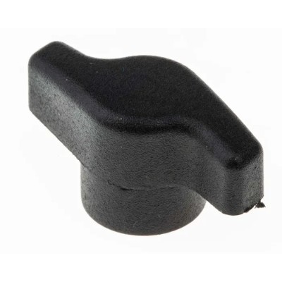RS PRO Black Polyamide 6 Wing Clamping Knob M6 Threaded Hole 35 mm Diameter 478-787