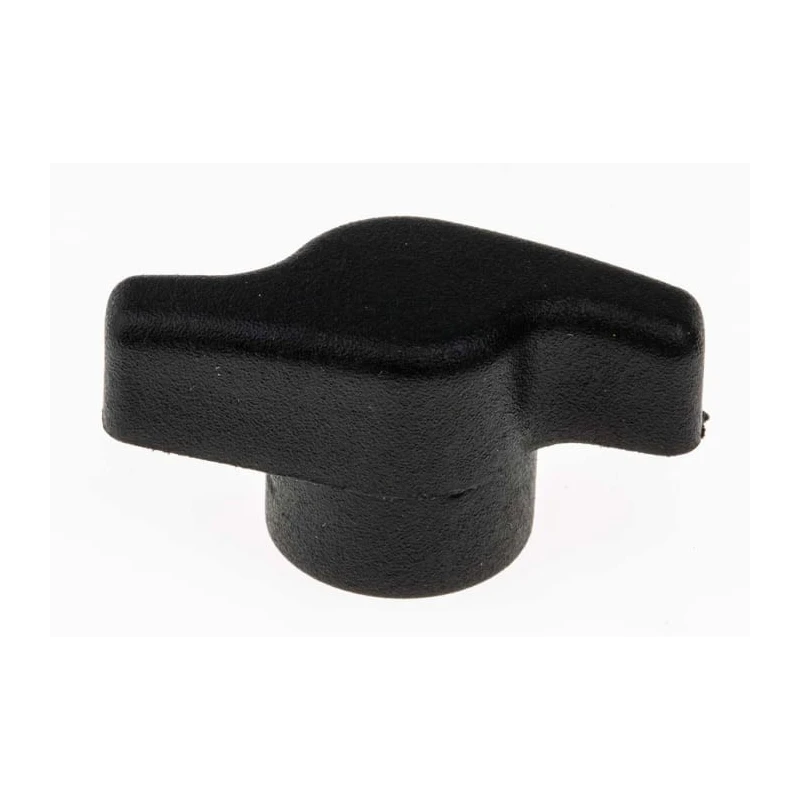 RS PRO Black Polyamide 6 Wing Clamping Knob M6 Threaded Hole 35 mm Diameter 478-787