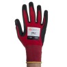 Tornado Red Nylon Work Gloves, Size 6, Polymer Coating OLB1-06
