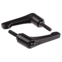 RS PRO Steel Clamping Lever M5 Thread Size Die Cast Zinc Handle, Steel Shaft, 42 mm Length 479-005