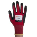 Tornado Red Nylon Work Gloves Size 7 Polymer Coating OLB1-07
