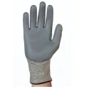 Tornado Electroflex 5 FTR Grey 13 Gauge Mixed Cut Fibre Polyurethane Coated Work Gloves Size 8 TEF5FTR-08