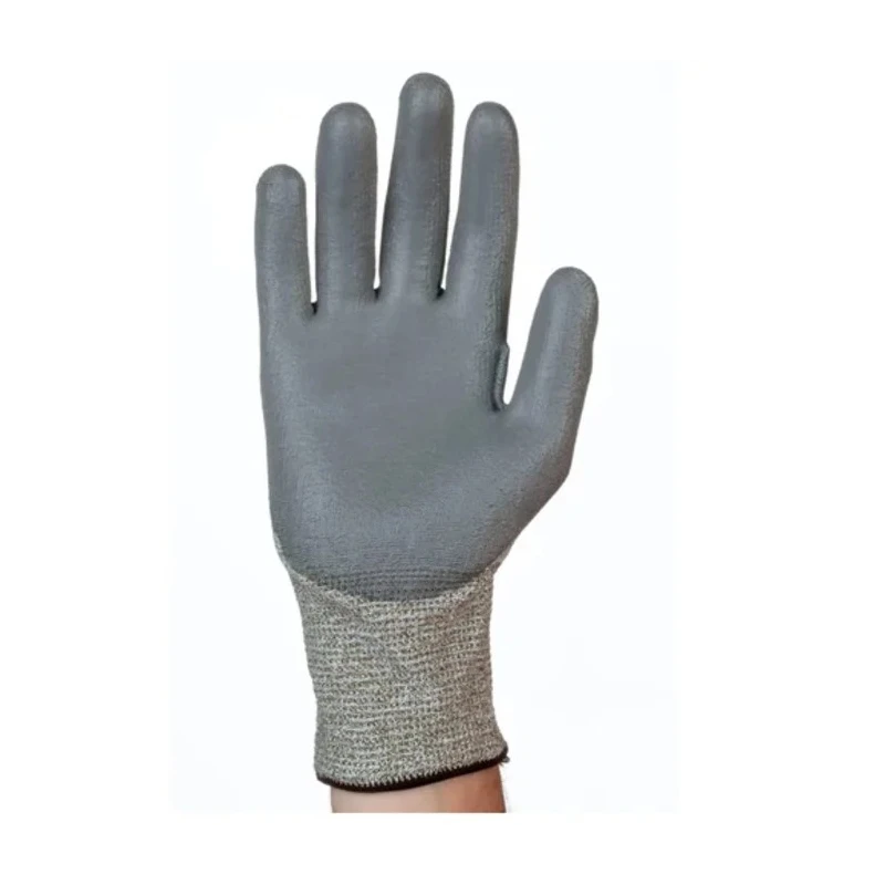 Tornado Electroflex 5 FTR Grey 13 Gauge Mixed Cut Fibre Polyurethane Coated Work Gloves Size 8 TEF5FTR-08