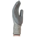 Tornado Electroflex 5 FTR Grey 13 Gauge Mixed Cut Fibre Polyurethane Coated Work Gloves Size 8 TEF5FTR-08