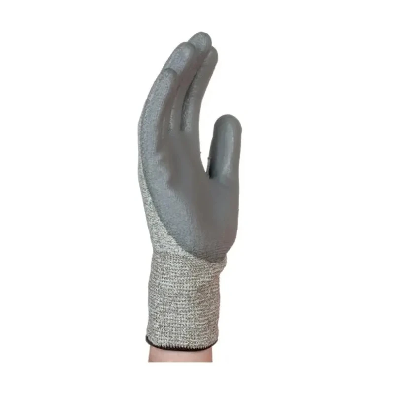 Tornado Electroflex 5 FTR Grey 13 Gauge Mixed Cut Fibre Polyurethane Coated Work Gloves Size 8 TEF5FTR-08