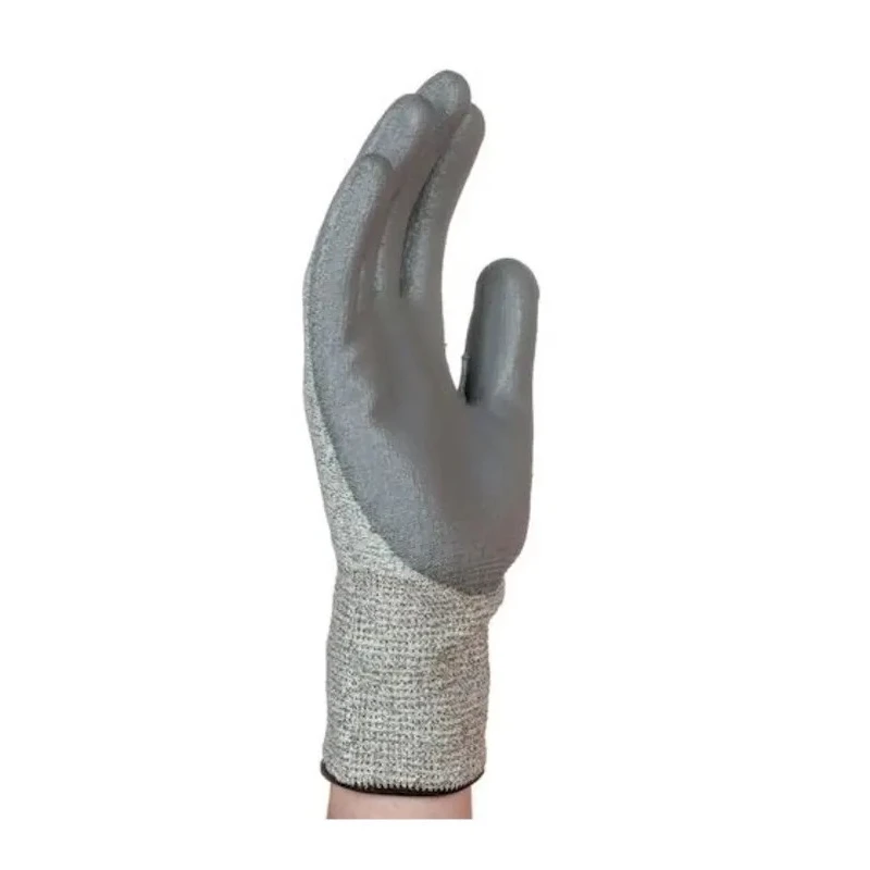 Tornado Electroflex 5 FTR Grey 13 Gauge Mixed Cut Fibre Polyurethane Coated Work Gloves Size 9 TEF5FTR-09