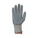 Tornado Electroflex 5 FTR Grey 13 Gauge Mixed Cut Fibre Polyurethane Coated Work Gloves Size 9 TEF5FTR-09