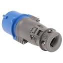Legrand HYPRA IP44 Blue Cable Mount 3P+PE Straight Industrial Power Connector 16A 230V IP44