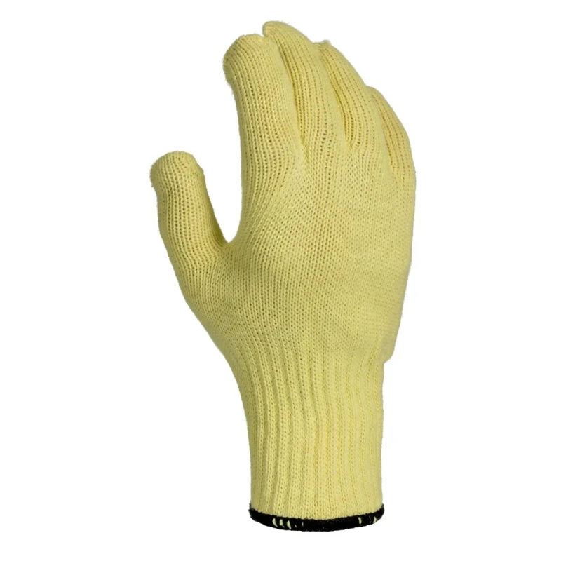Delta Plus Yellow Aramid Knit Work Gloves Size 9 Uncoated Coating KPG10